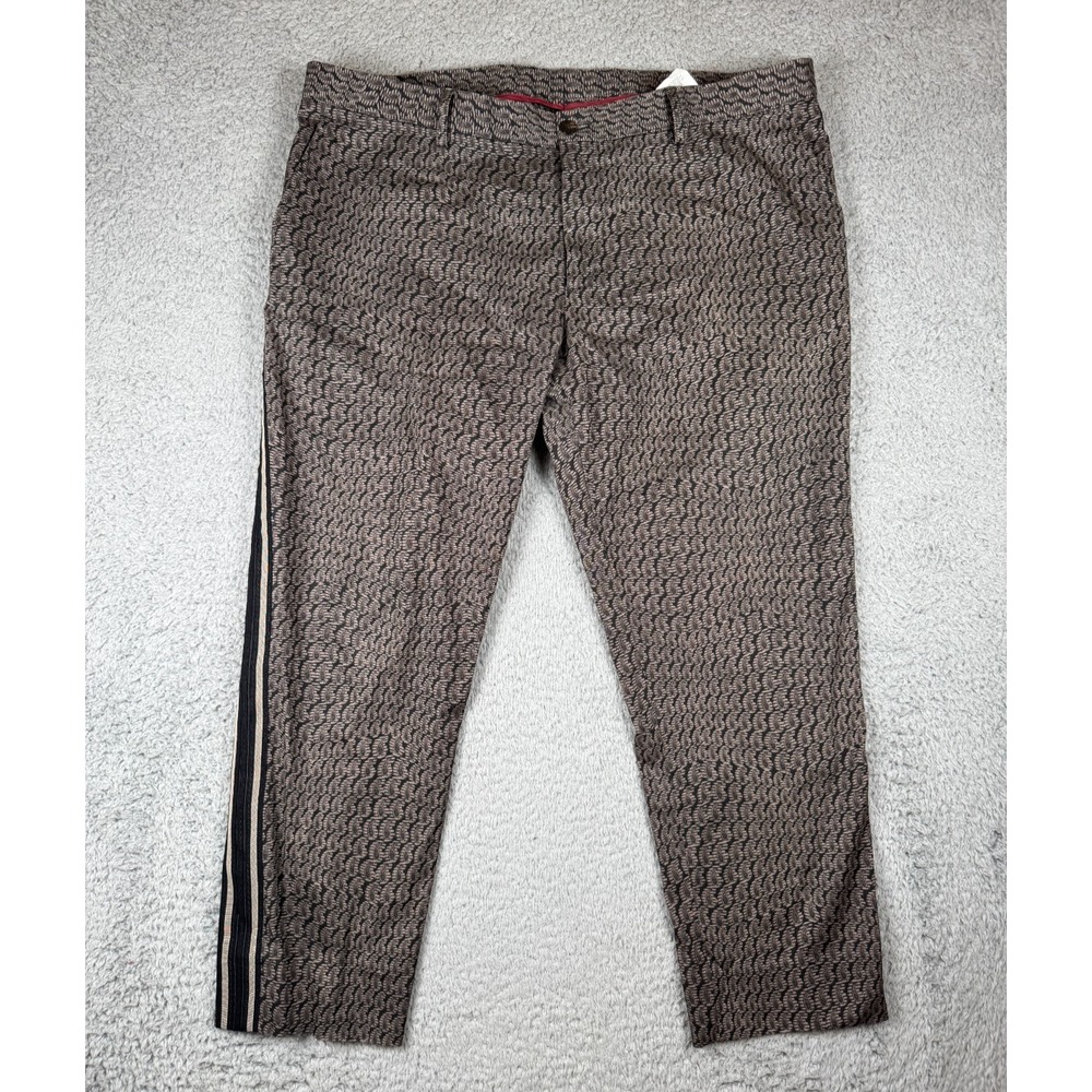 Etro 56 Slim Fit Men's Abstract Geometric Spartaco 3 Pants Men's Size 38x25 Prep